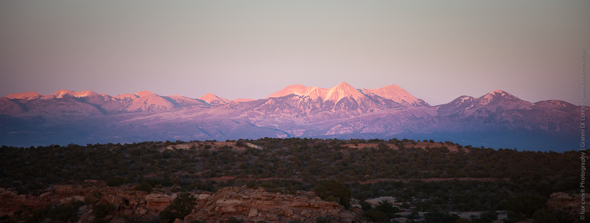 La Sal in the morning