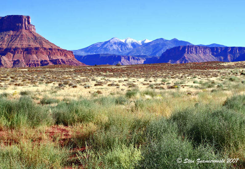 La Sal Mountain in Utah, USA