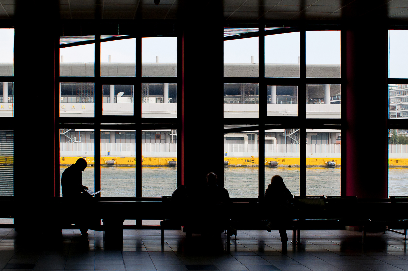 la sala d'attesa