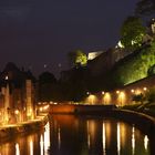 La Sambre et la citadelle de Namur by night