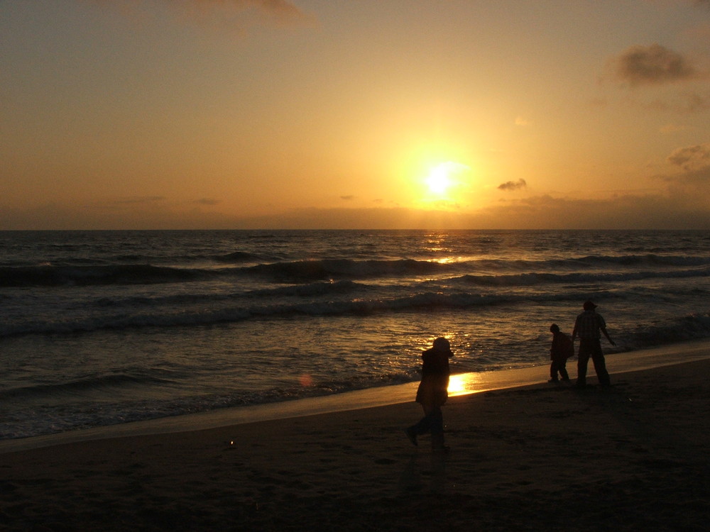 L.A. Santa Monica Beach Sunset