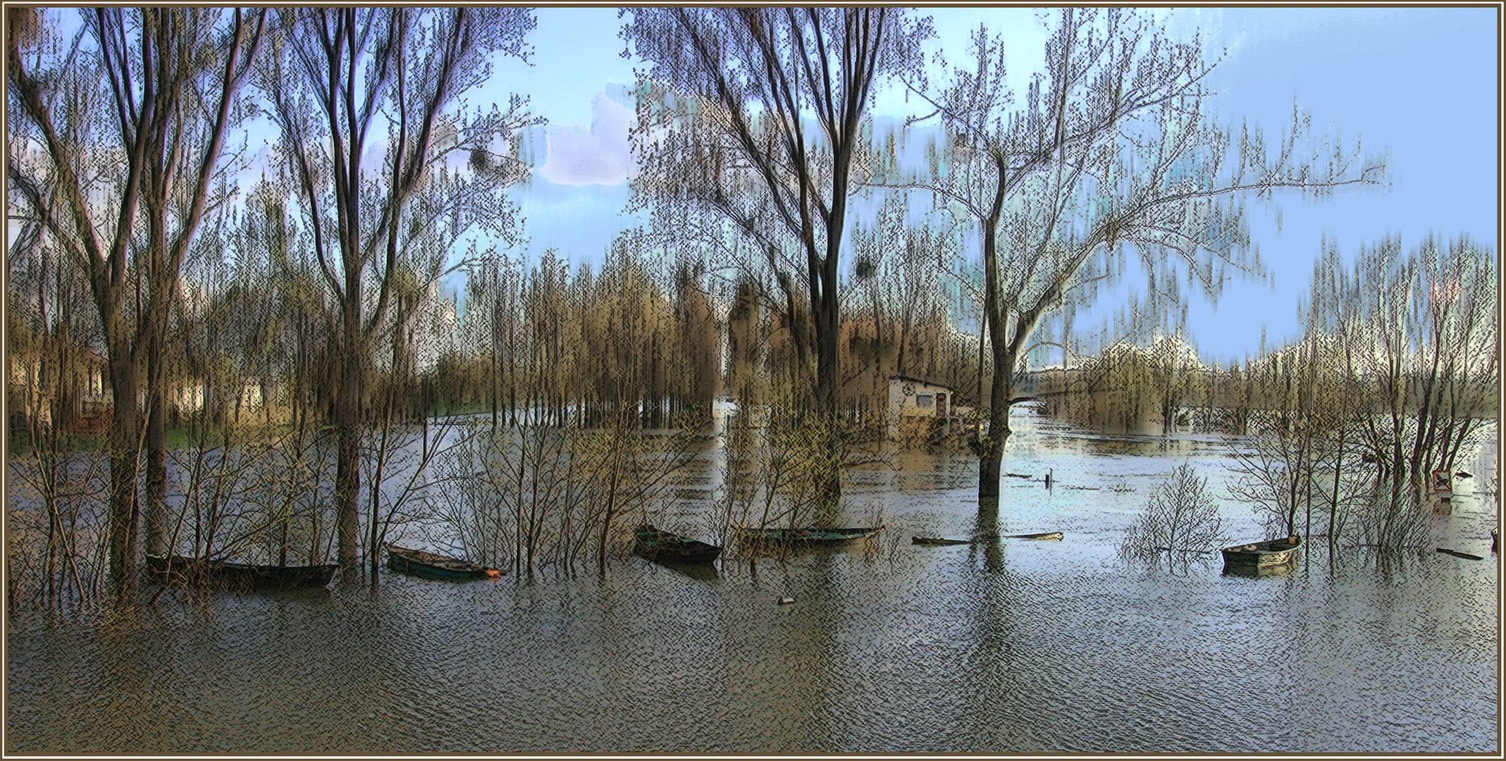 La Saône en crue