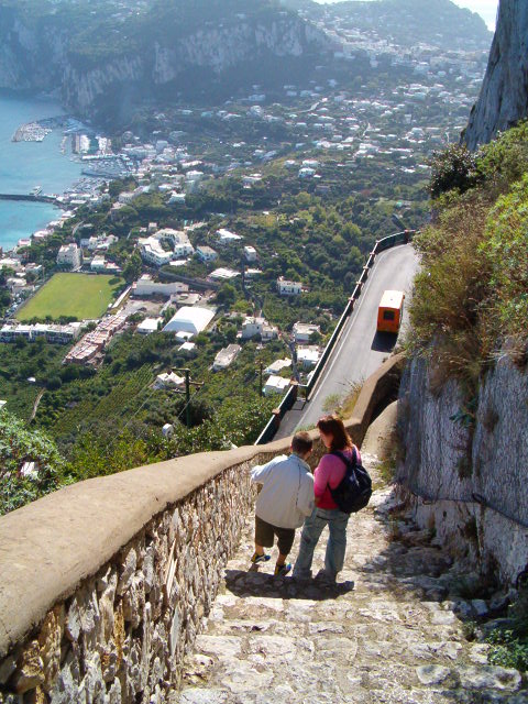 La scala Fenicia ad Anacapri