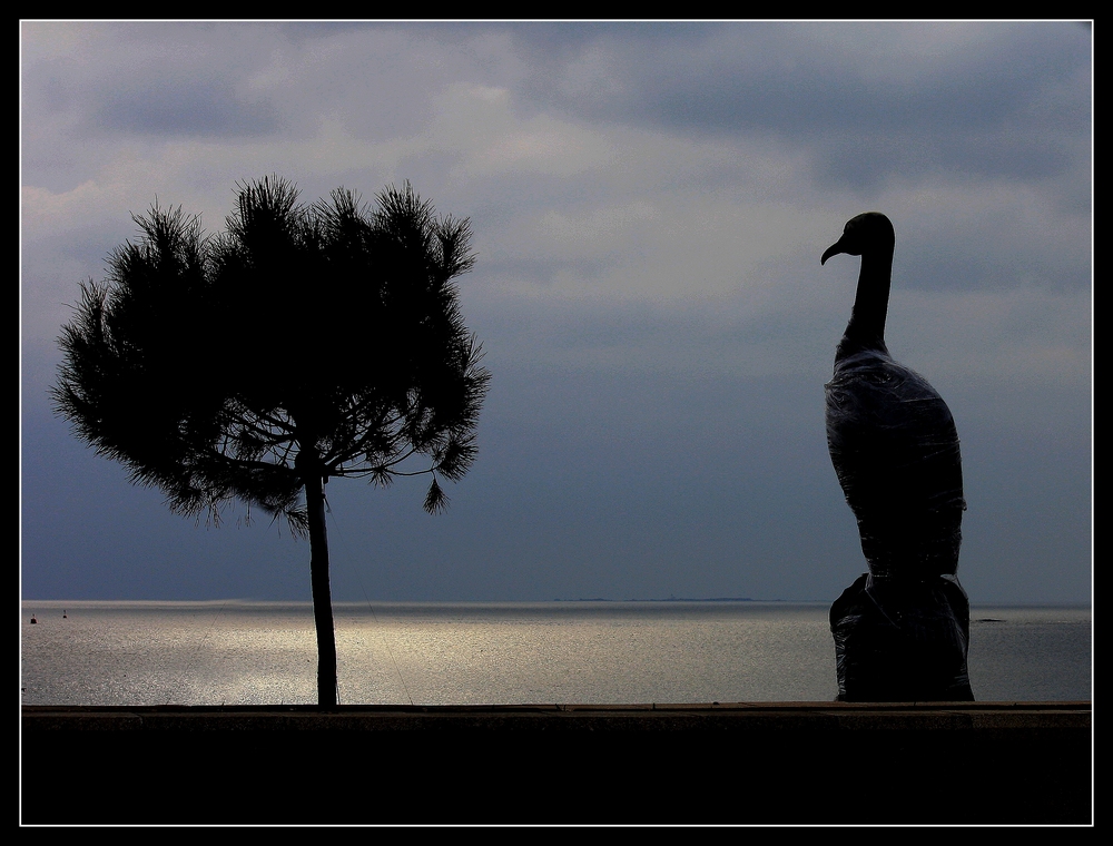 " La sculpture du Cormoran Breton "