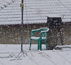 La sedia del pupazzo di neve!