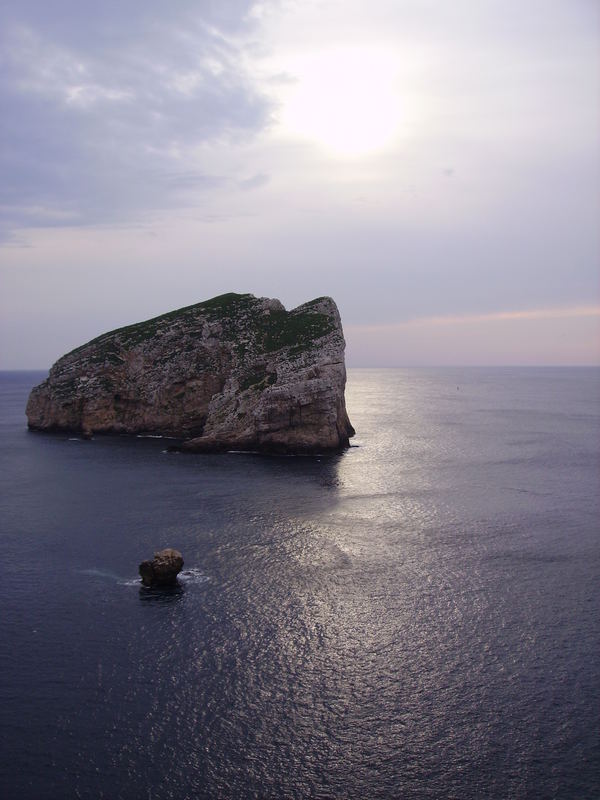 La sera a Capo Caccia