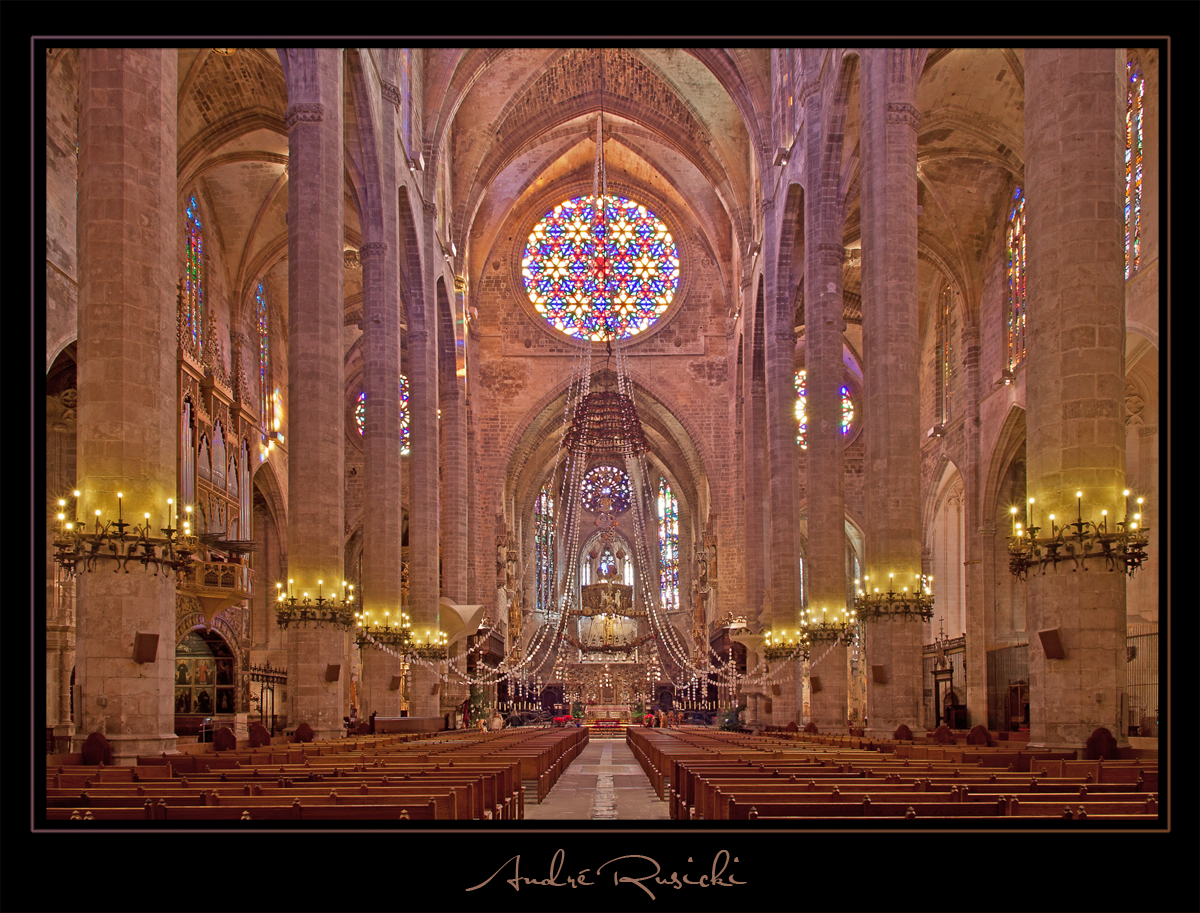 La Seu Kathedrale Palma de Mallorca von innen