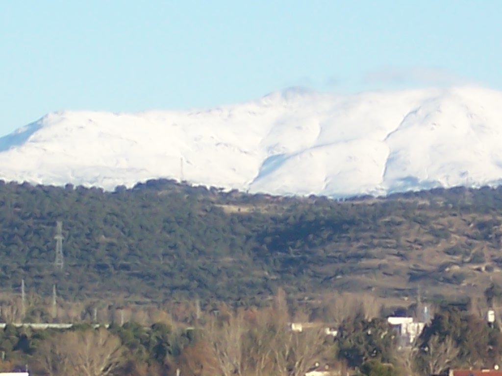 la sierra desde mi ventana