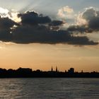La silhouette di Bonn
