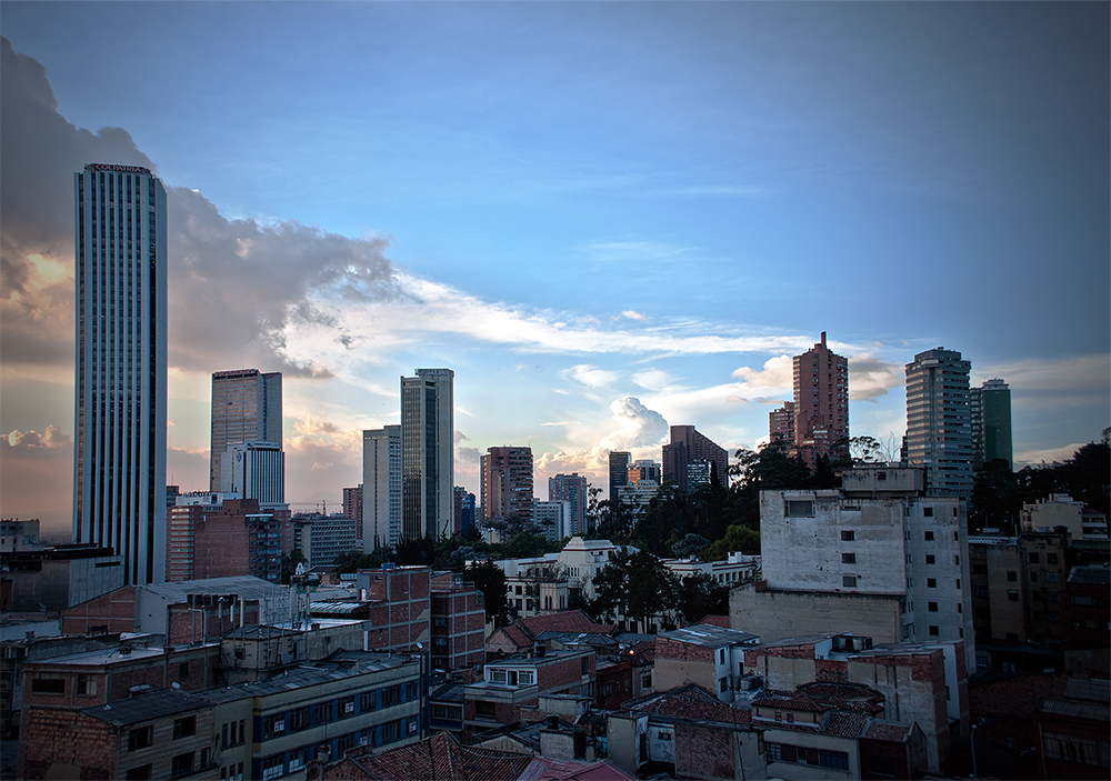 La silueta de Bogotá