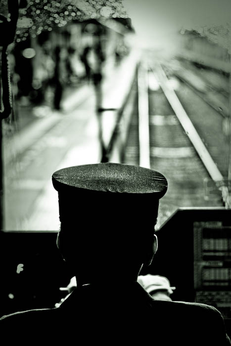 La solitude du conducteur de train