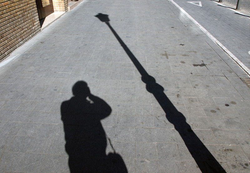 la sombra del fotógrafo