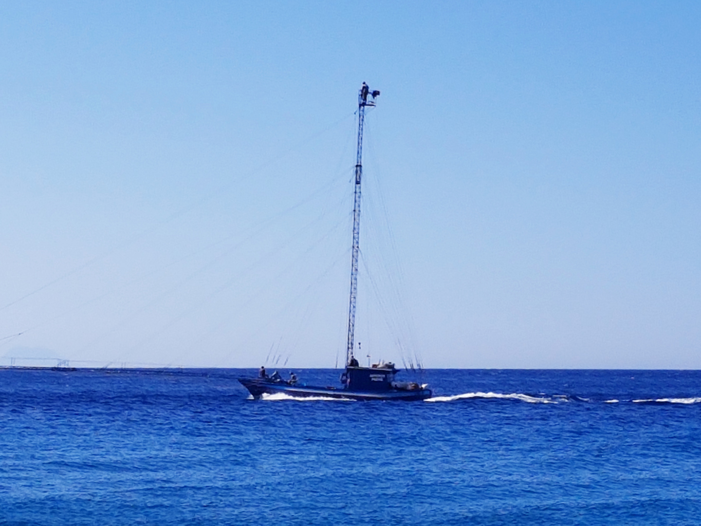 La " spadara "....  (Stretto di Messina costa calabrese )