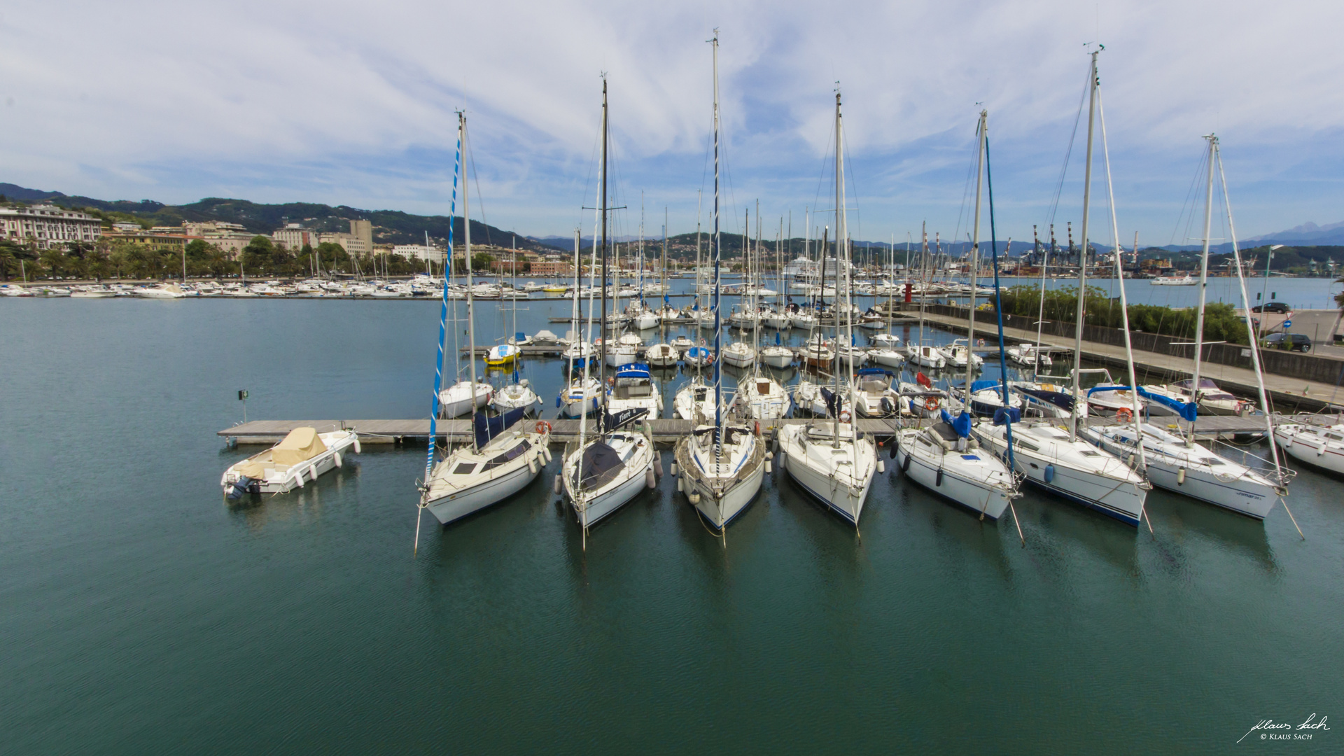 La Spezia - Aussicht auf den Hafen