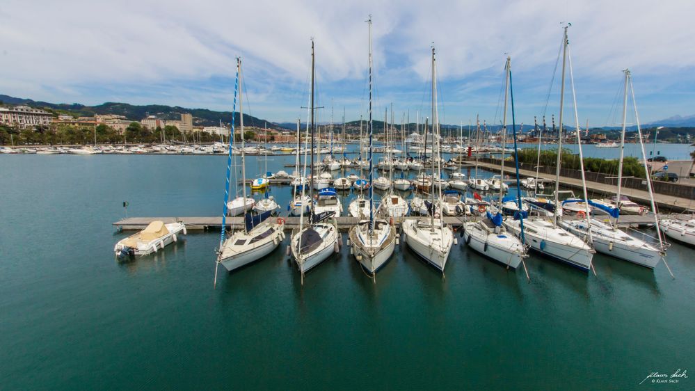 La Spezia - Aussicht auf den Hafen