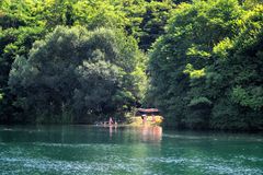 La spiaggetta, fiume Adda