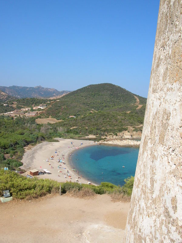 La spiaggia del campeggio