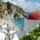 La spiaggia di Kirapanagia - Karpathos