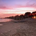 La spiaggia di Nettuno al tramonto