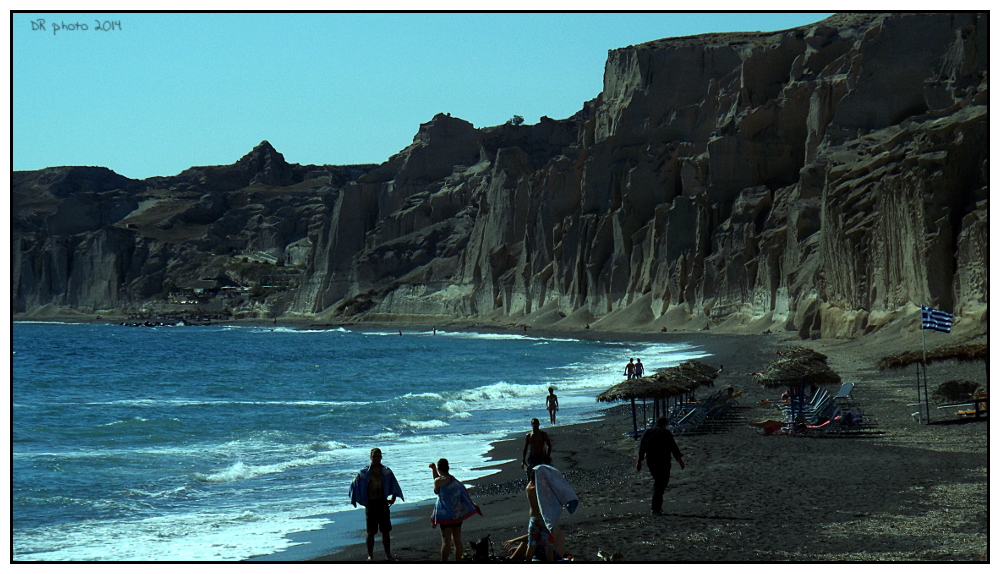 La spiaggia di Vlichada (Santorini)