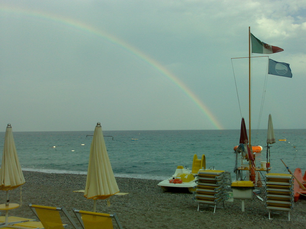 La spiaggia dopo la tempesta