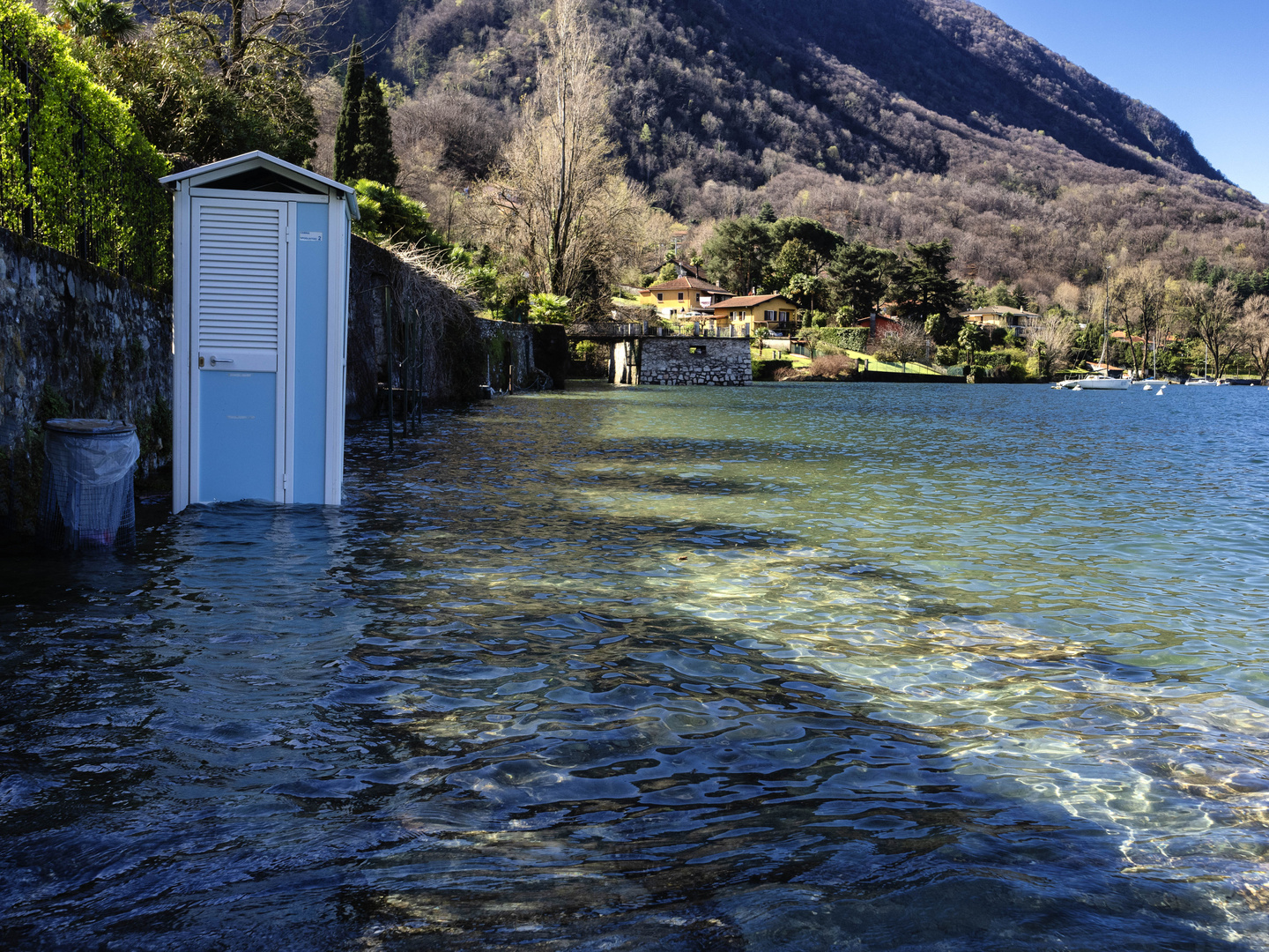 La spiaggia non c'è più