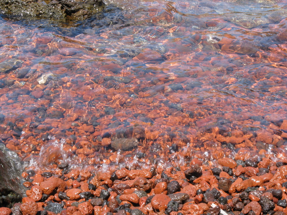 la spiaggia rossa