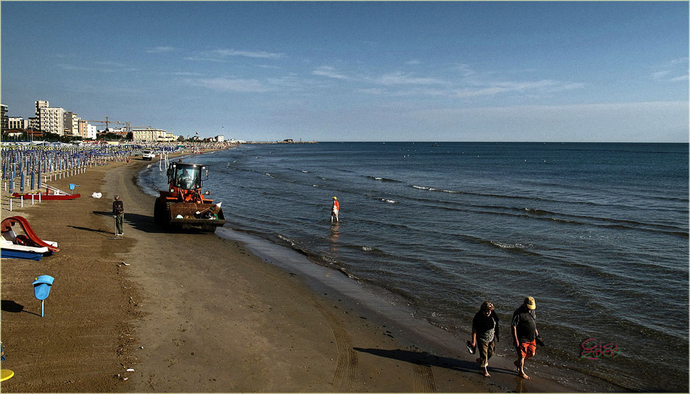 La spiaggia si fa bella