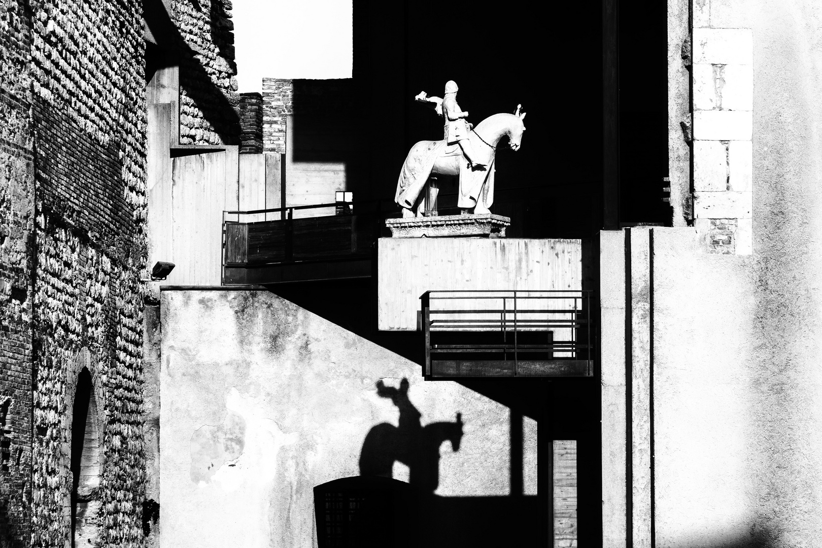 La statua equestre di Cangrande, Verona