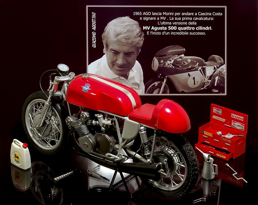 La Storia di AGO: 2. MV Agusta 500 quattro cilindri