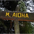 La strada per il M. Aiona.