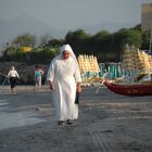 La suorina sulla spiaggia