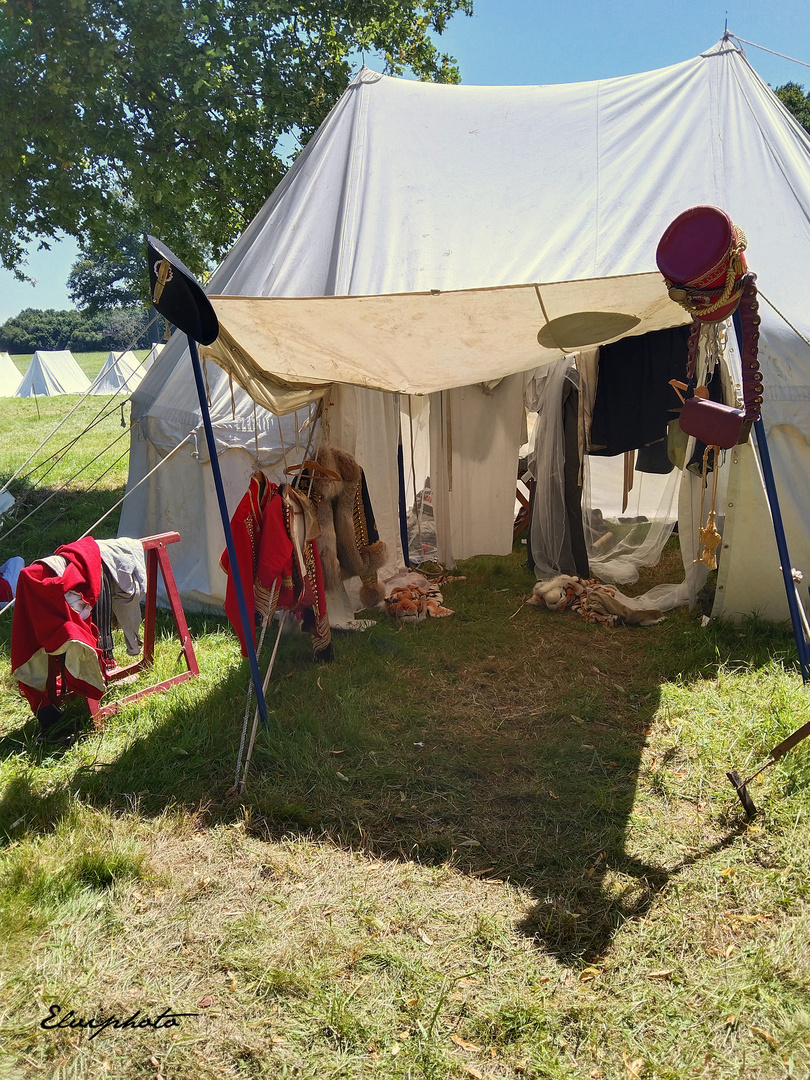 La tente d'un officier Hussard 