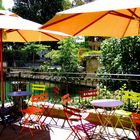 La terrasse au bord de la Sorgue