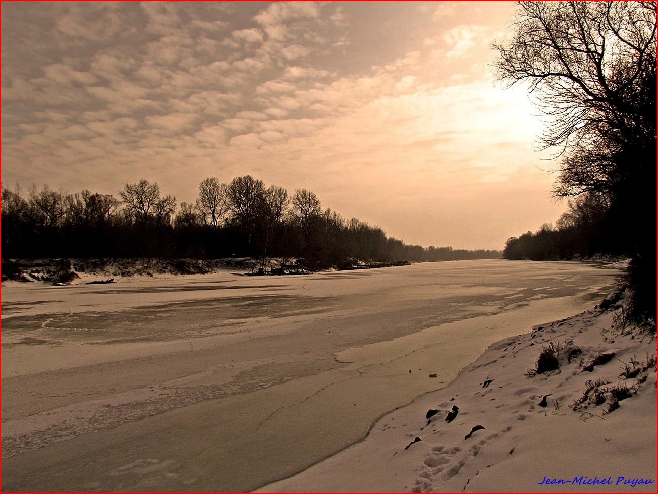 la Tisza en hiver