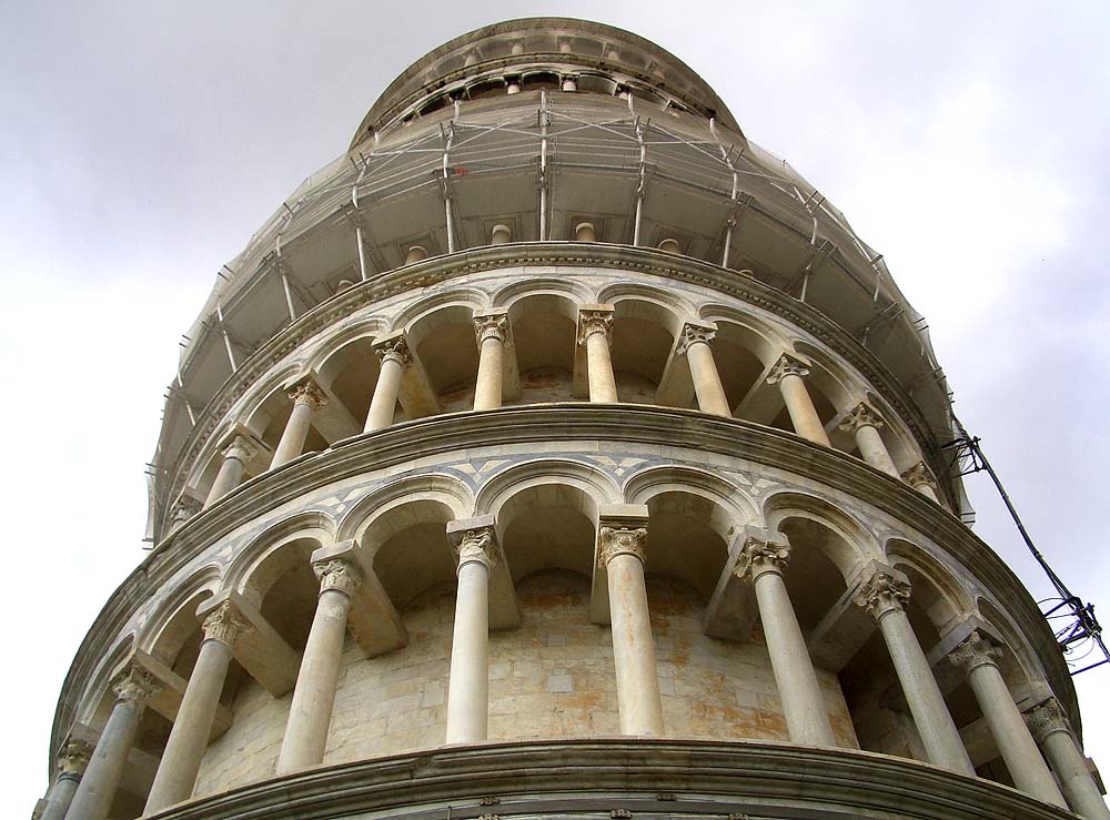 La torre de Pisa - ganz nah