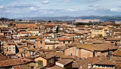 La Toscana desde la altura. (Siena).