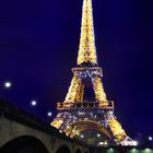 La Tour Eiffel en jaune