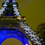 La tour Eiffel illuminée