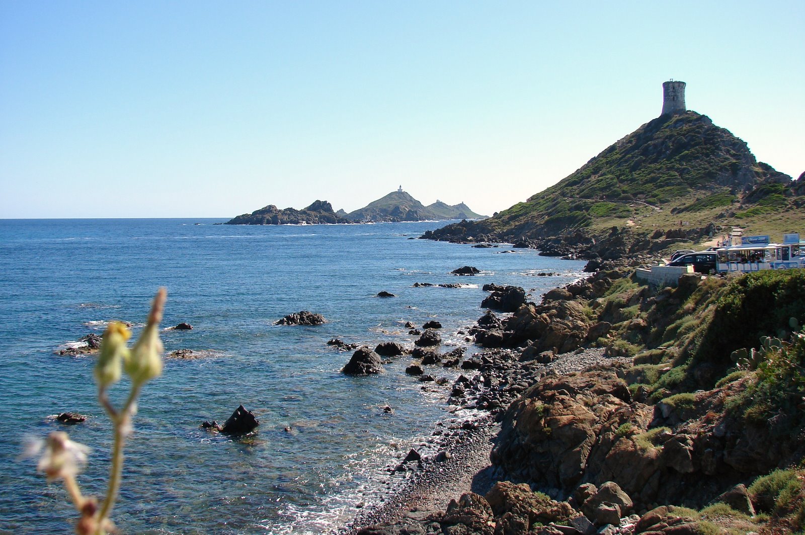 La tour Parata et les îles sanguinaires