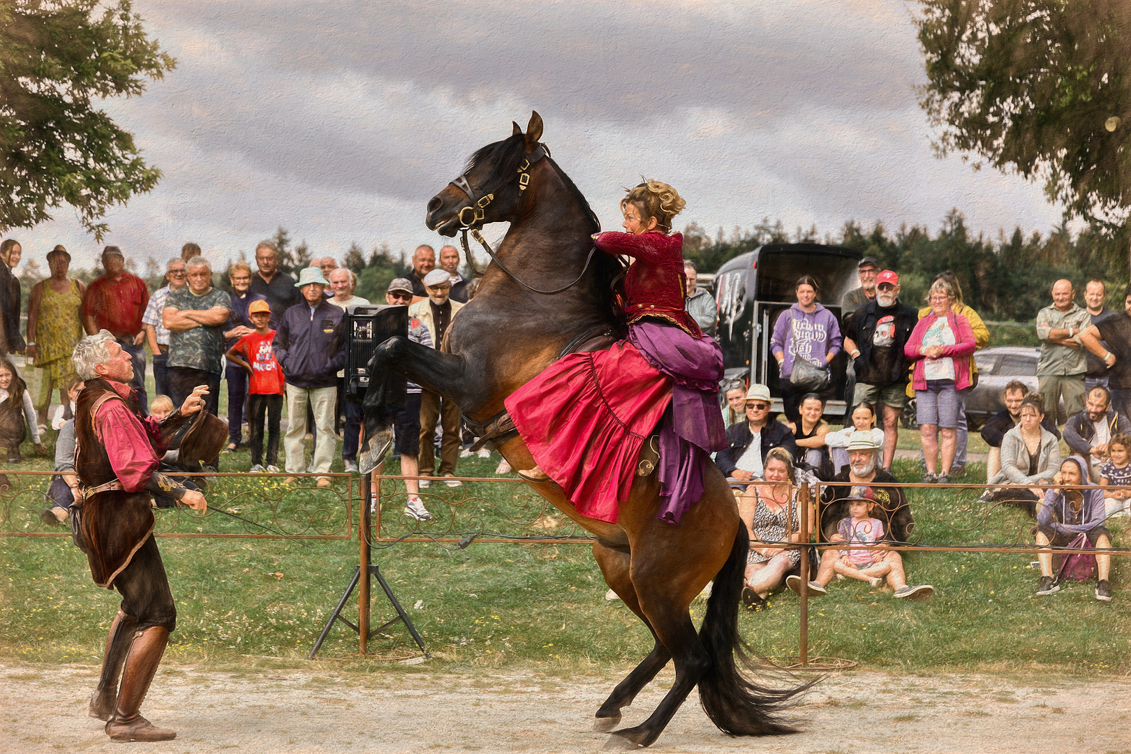 la troupe Caval scene