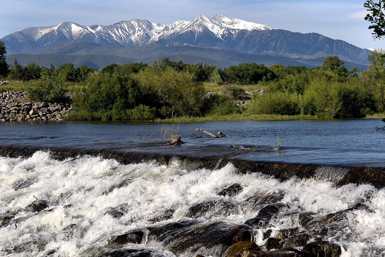 La Têt devant le Canigou