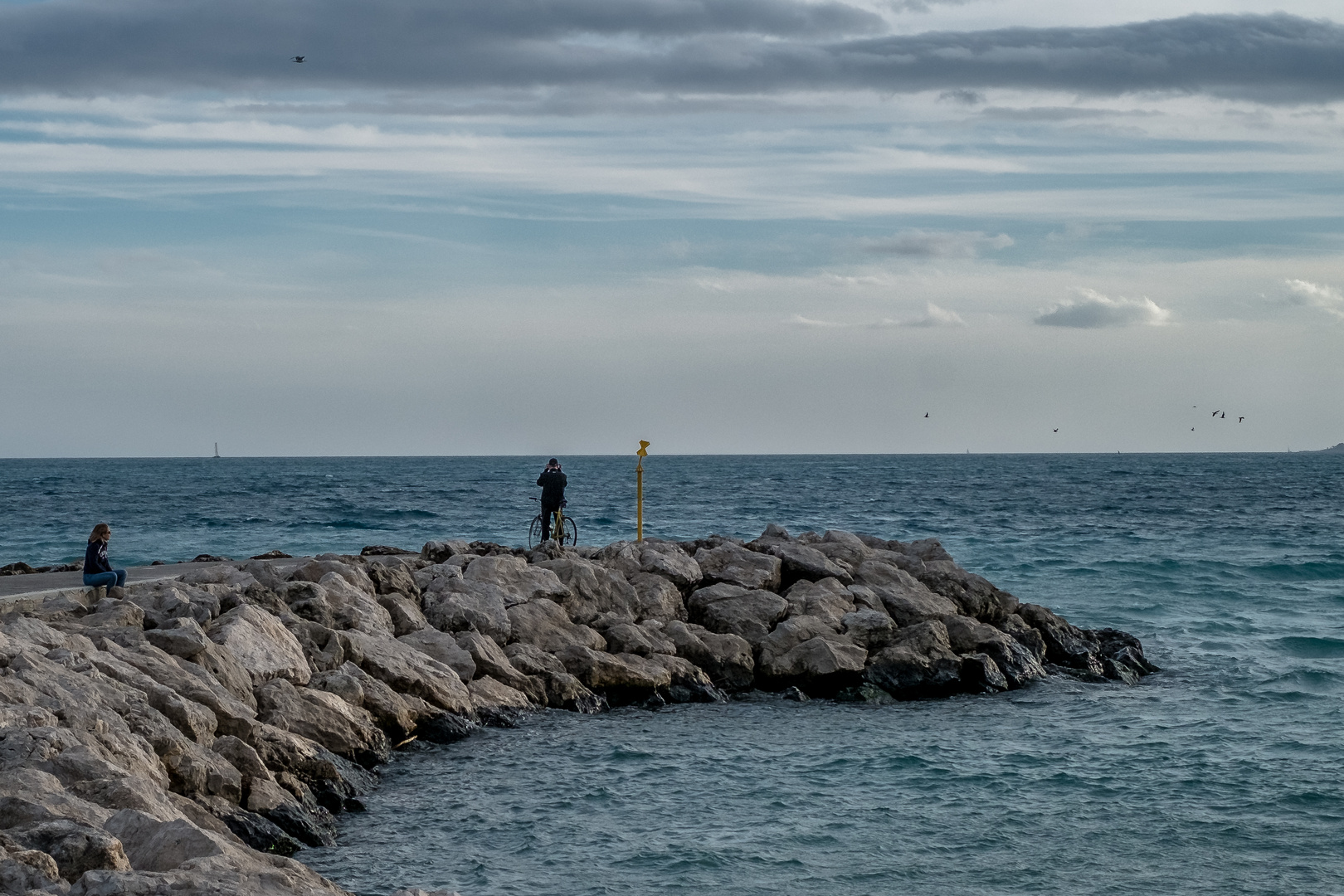 La tête vers l'horizon