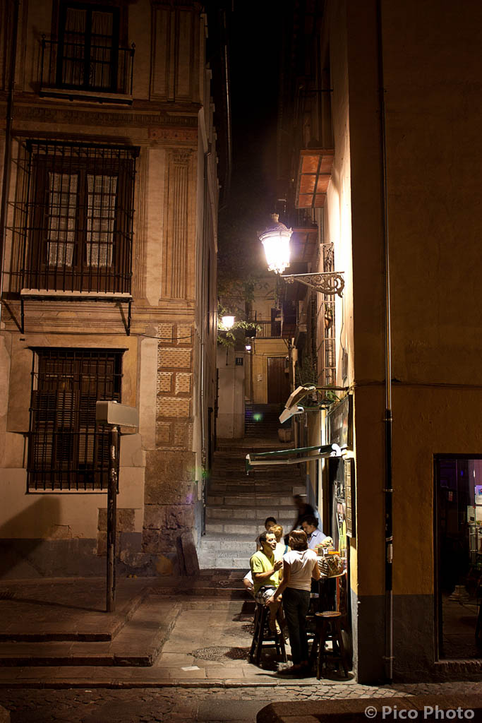 La última copa. Cuesta de Santa Ines. Granada