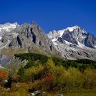 La val Ferret e Le Grand Jorasses