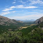 La Valle di Lanaittu vista da Monte Tiscali
