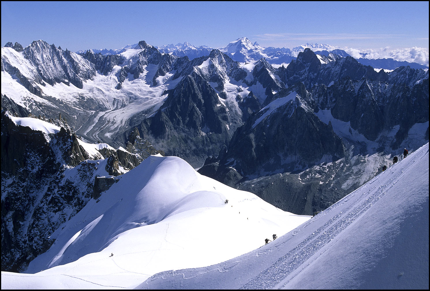 La vallée blanche et le glacier de Talèfre