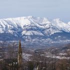 la vallée de St Léger les mélèzes en hiver