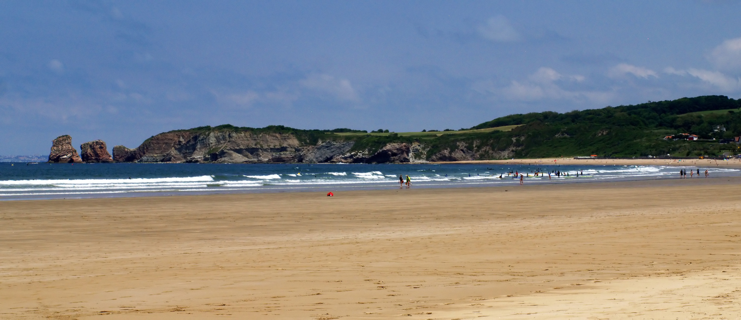 La vaste plage de Hendaye -- Der weite Strand in Hendaye