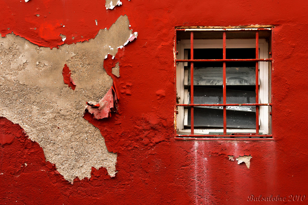 La ventana asustada